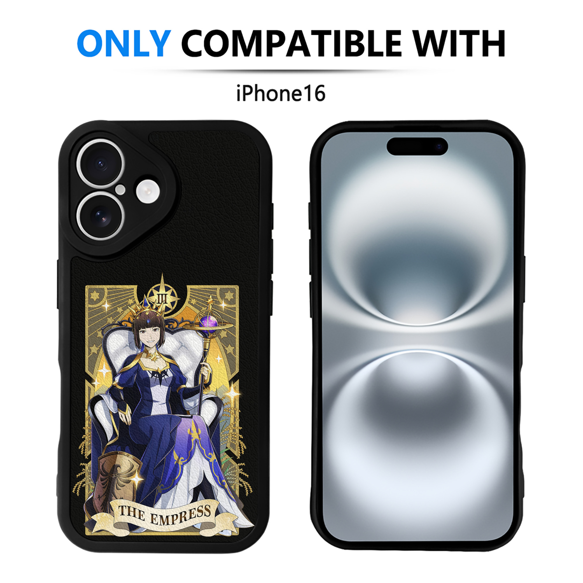（画像用） 文豪ストレイドッグス Bungo Stray Dogs 【iPhone 16シリーズ対応】シリコンスマホケース（レザー調） 材質：シリコン